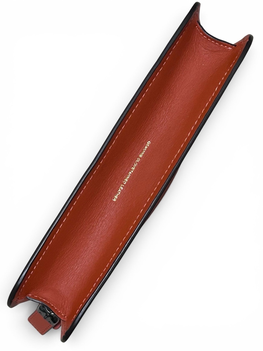 COACH 1941 Grommet Links Glovetanned Leather Soho XBody/Clutch in Vermillion - Picture 10 of 15